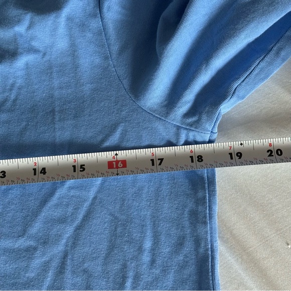 Life Is Good Crusher T-Shirt Falling Gnome Leaves Long Sleeve Womens Medium Blue - Picture 12 of 14